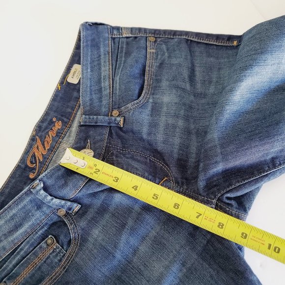 Mavi Jeans Amber Bell Bottom Retro Cropped Flare Low Rise Blue 28 - Picture 12 of 13